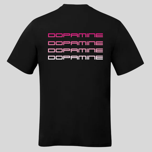 T-shirt noir Dopamine – Édition limitée